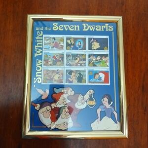Snow White & the 7 Dwafs Vintage Stamp Collection